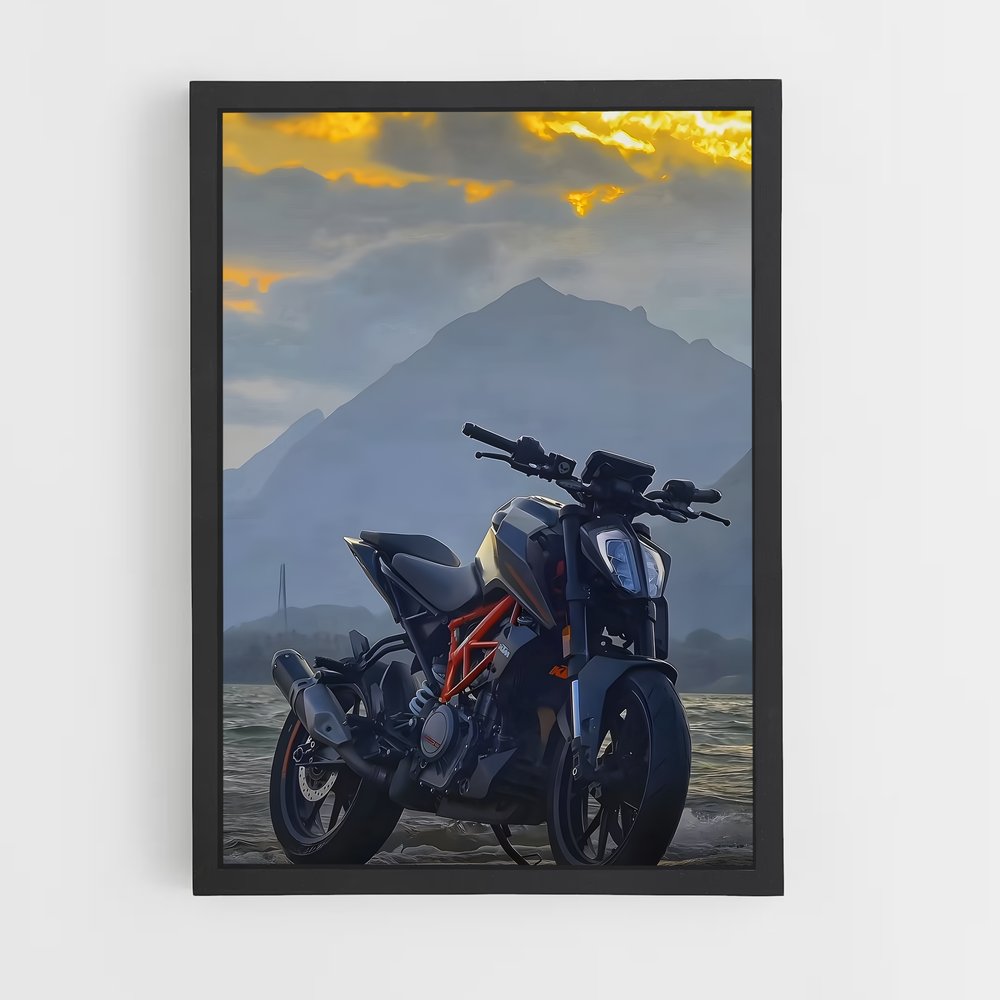 Poster hibou royal – affiche KTM Moto (vue 2)